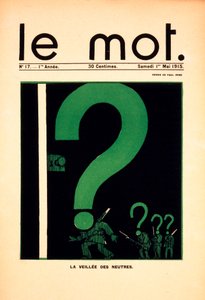 La Veillée des Neutres, Cover of 